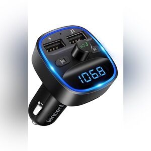 Lencent Bluetooth FM Transmitter with Dual USB Ports - New In Package